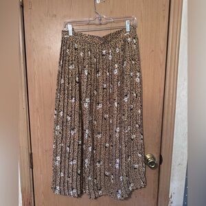 Elegant Animal Print Maxi Skirt